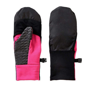 VIA Kid's Gloves Pink Go Anywhere Convertible Gloves with Mitten Cover