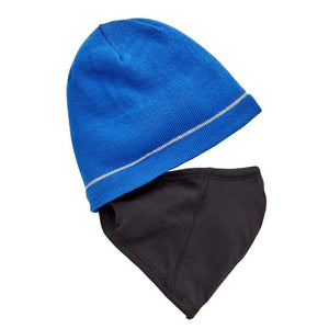 VIA Kid's Blue Hat Go Anywhere 2-in-1 Beanie